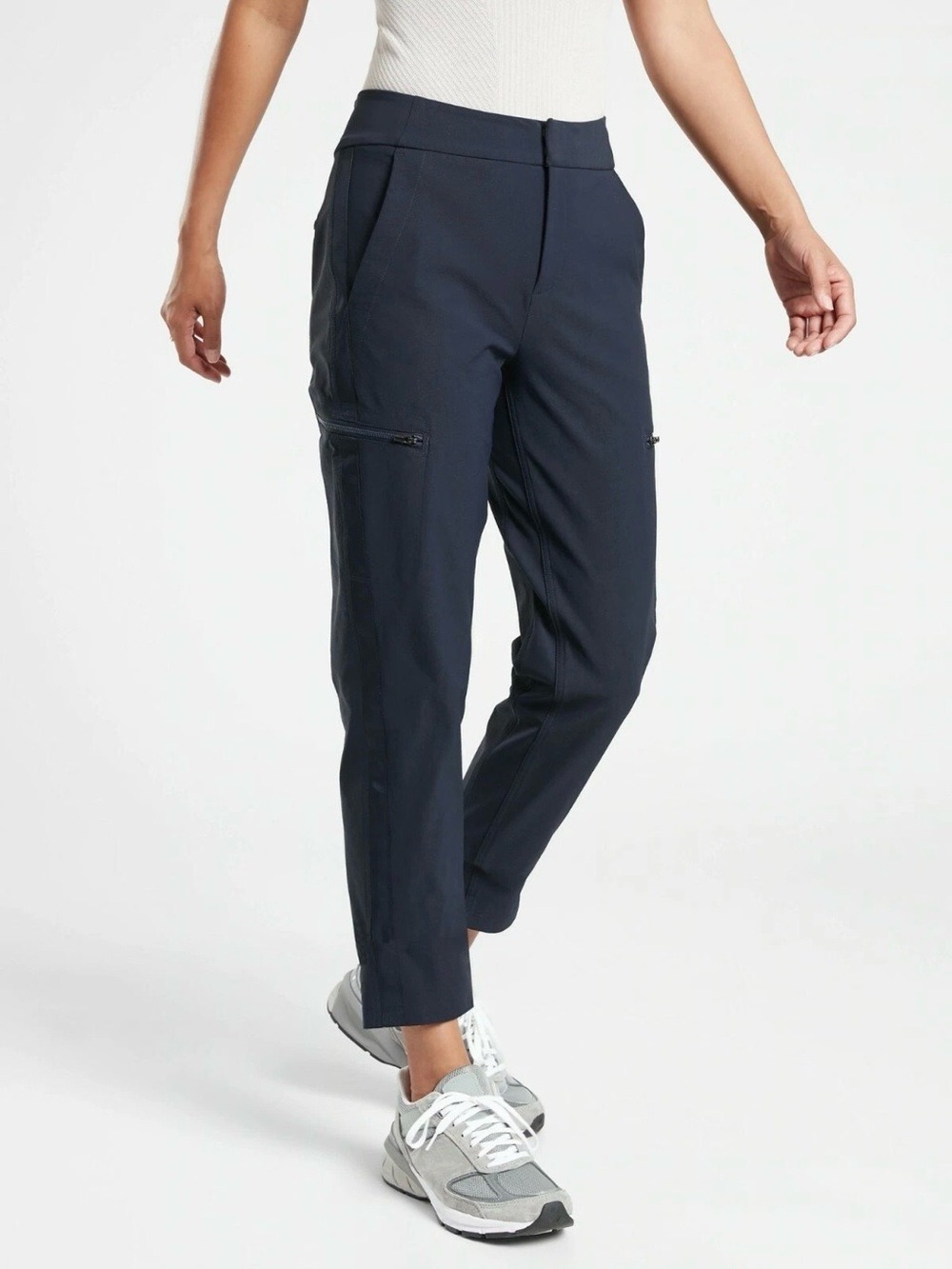 Athleta Wander Hybrid Pant Navy Blue Size 10